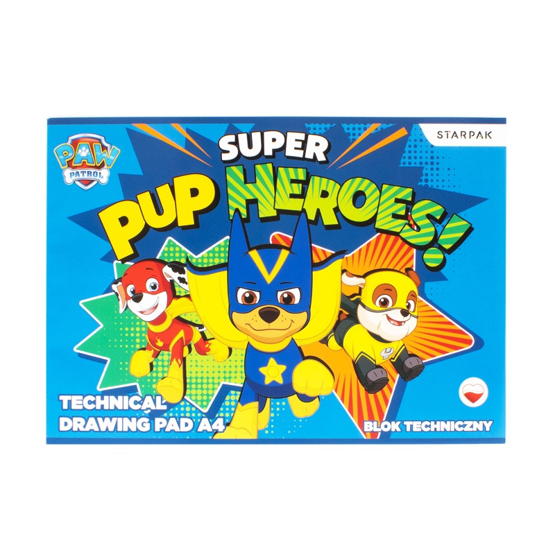 Blok papíru Paw Patrol