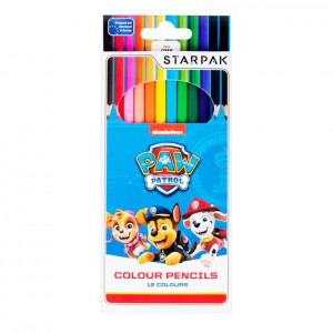 Farebné pastelky Paw Patrol