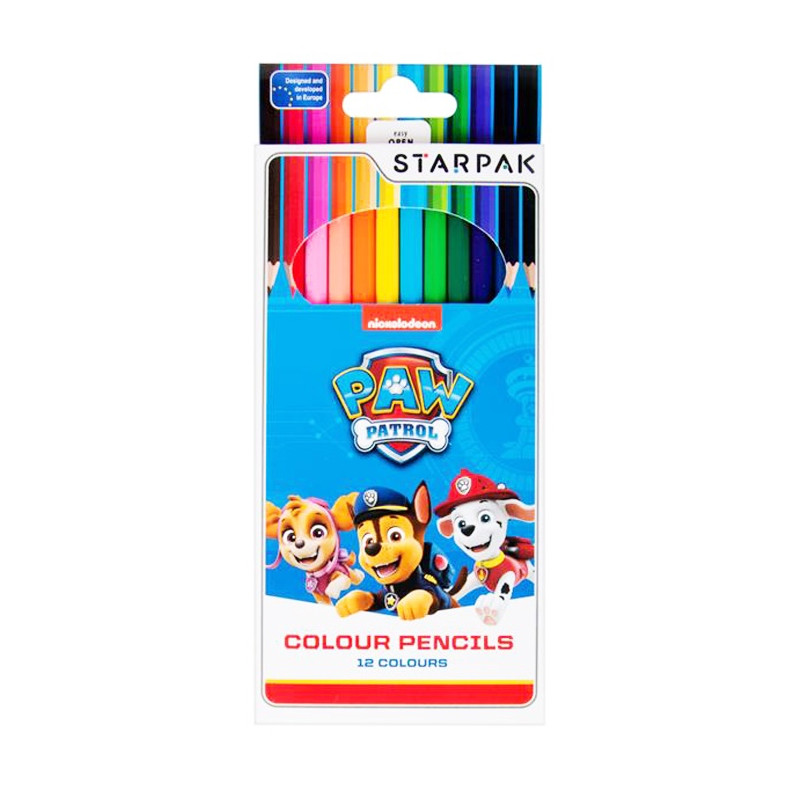 Barevné pastelky Paw Patrol