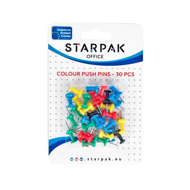Špendlíky farebné 30 ks