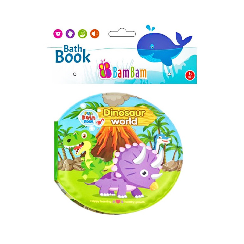 Knižka do kúpeľa Dinosaury