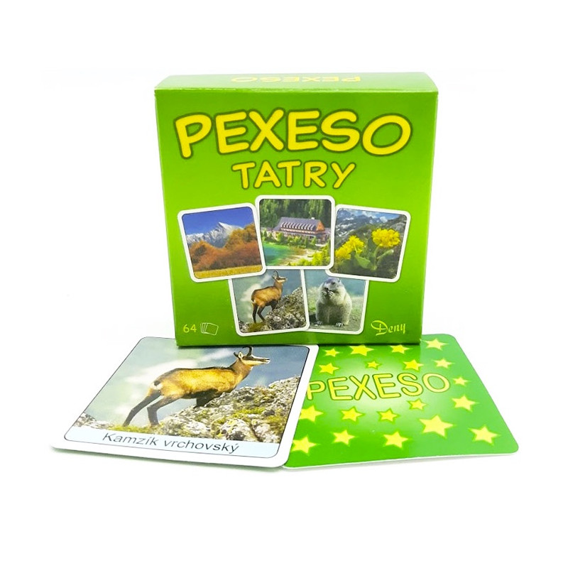 Pexeso v krabičke Tatry