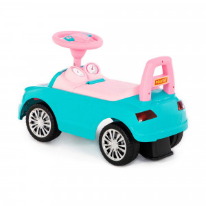 Odrážedlo SuperCar se zvukem tyrkysové