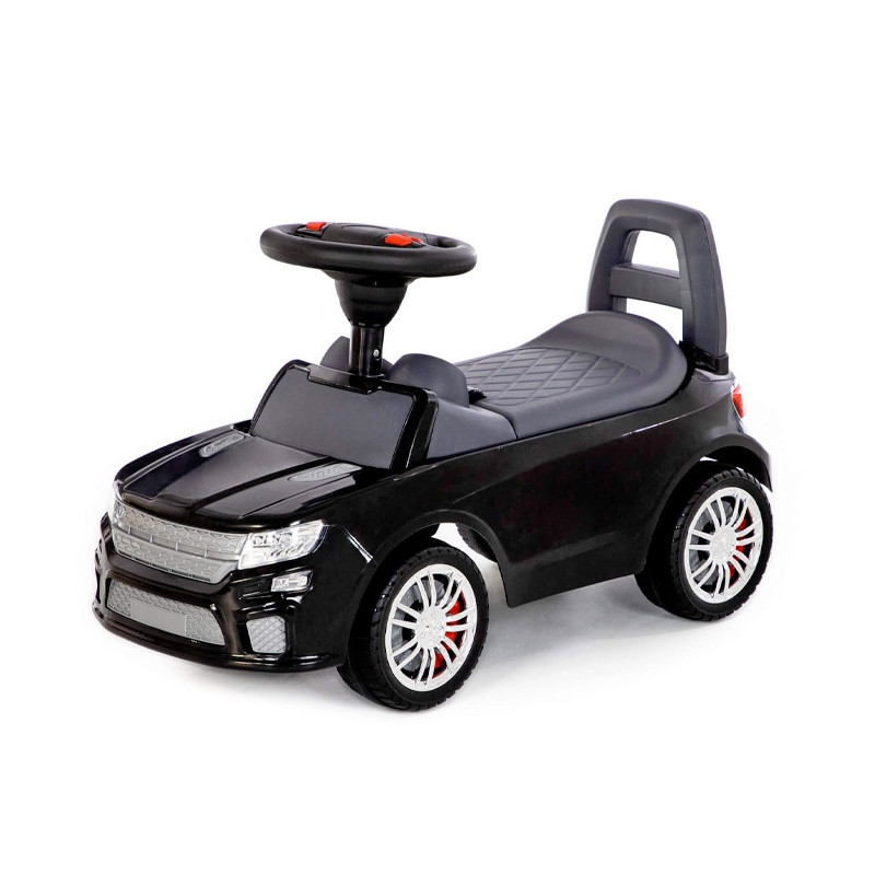 Odrážadlo SuperCar so zvukom čierne