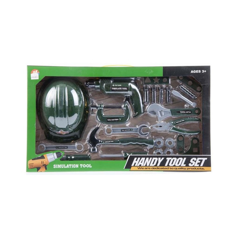 Veľký set s náradím - zelený