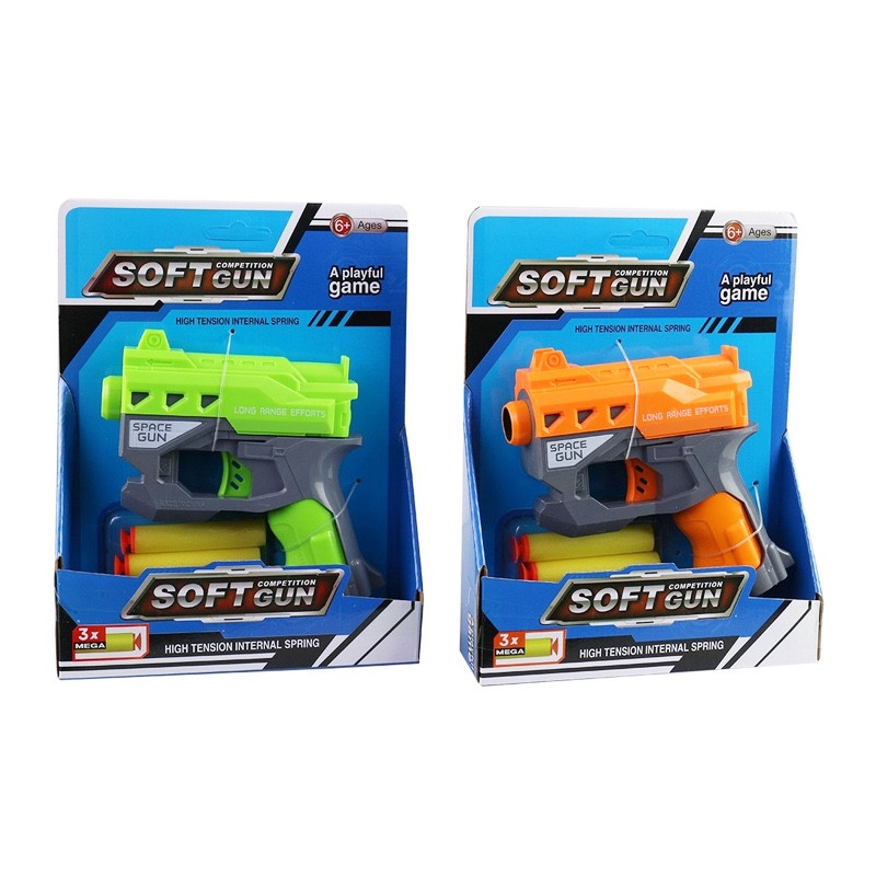 Pištoľ so softovými nábojmi 13cm