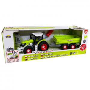 Traktor s vlečkou na...