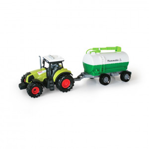 Traktor s cisternou zeleno...