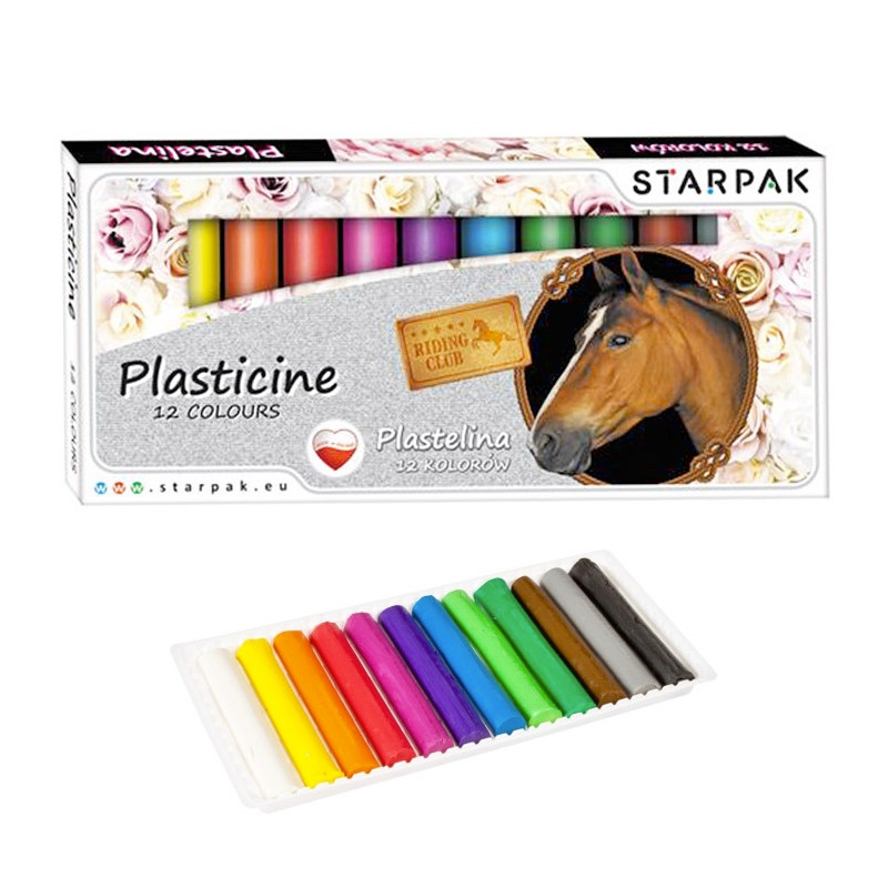 Plastelína kone 12 farieb