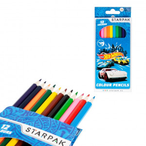 Pastelky Hot wheels 12ks