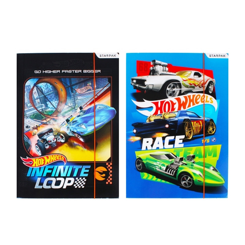 Záložka na zošity A4 - Hot Wheels