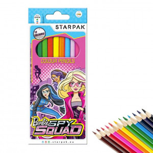 Pastelky Barbie Spy 12ks