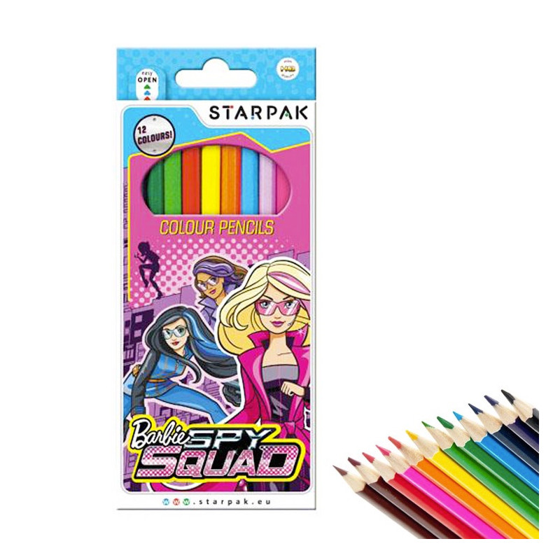 Pastelky Barbie Spy 12ks