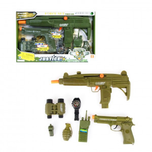 Vojenský set so samopalom