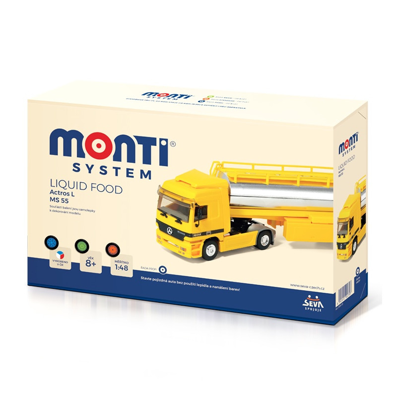 Stavebnica Monti System MS 55 Liquid Food Actros L-MB 1:48