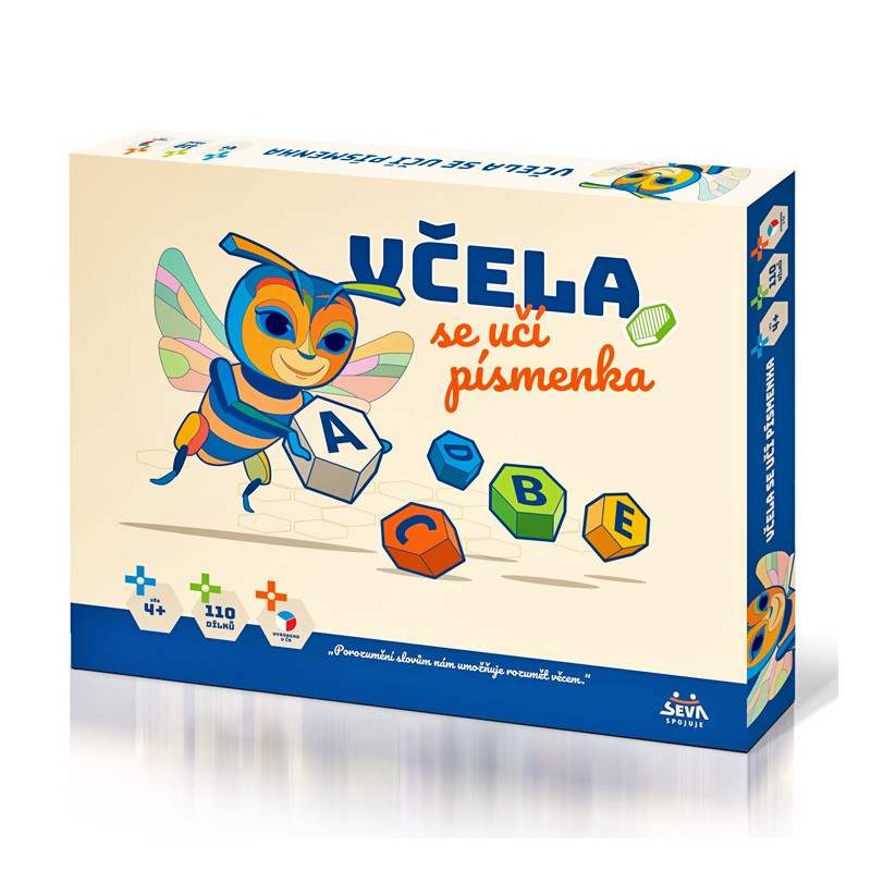 Včela sa učí písmenká