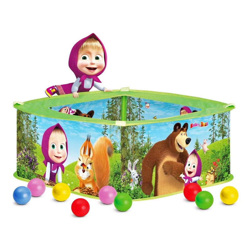 Bazének s balony - Máša a Medvěd