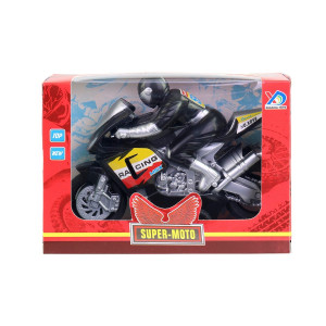 Motorka s jezdcom  na zotrvačník 17cm