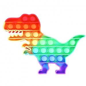 POP IT dino duhový