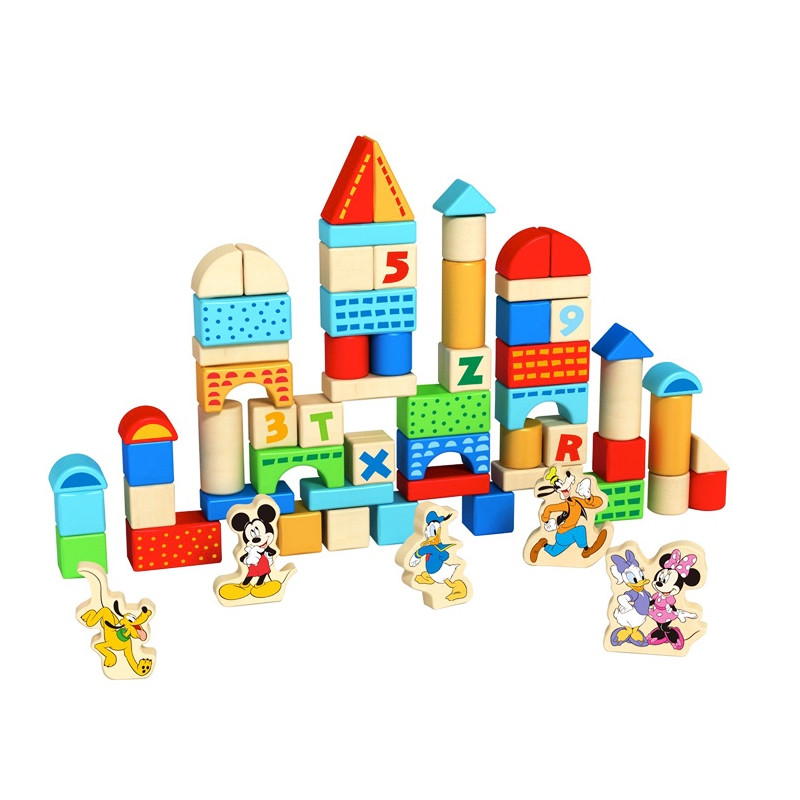 Mickey dřevěná stavebnice s postavičkami