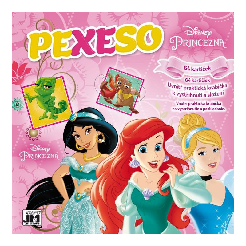Pexeso v zošite - Disney Princezné