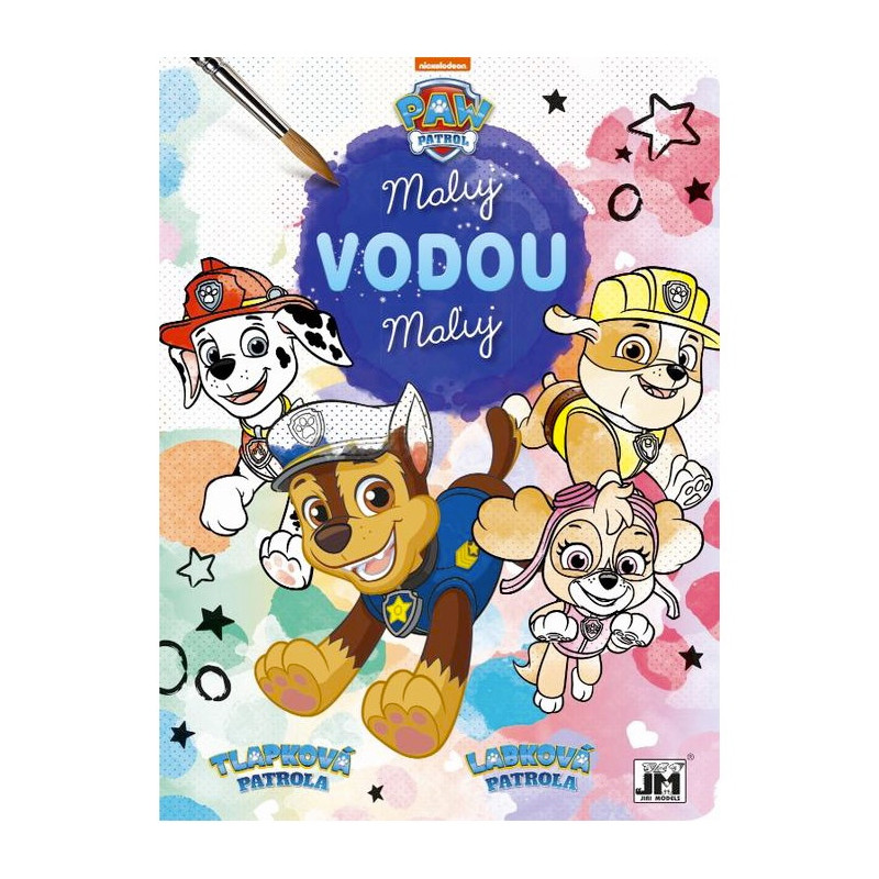 Maľuj vodou omaľovánka Paw Patrol
