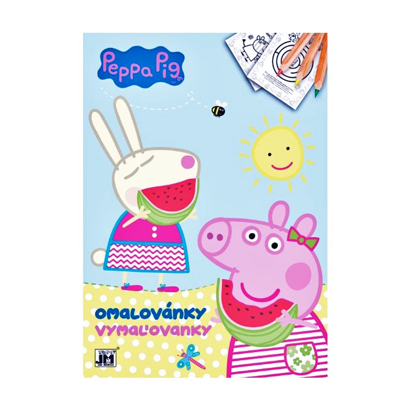 Vymaľovánka Prasiatko Peppa