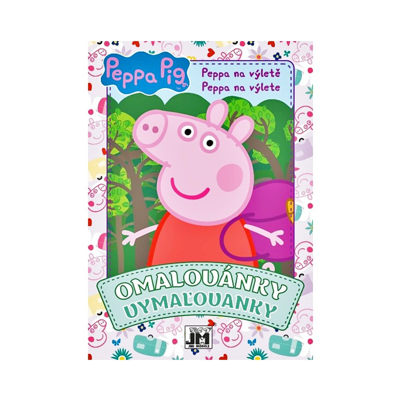 Vymaľovánka Peppa na výlete