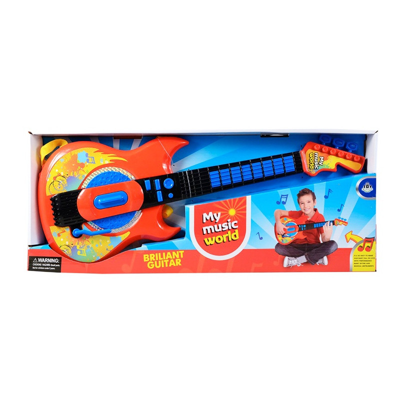Kytara červená na baterie