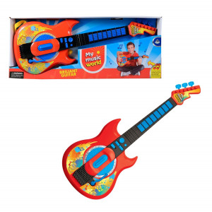 Gitara červená na batérie