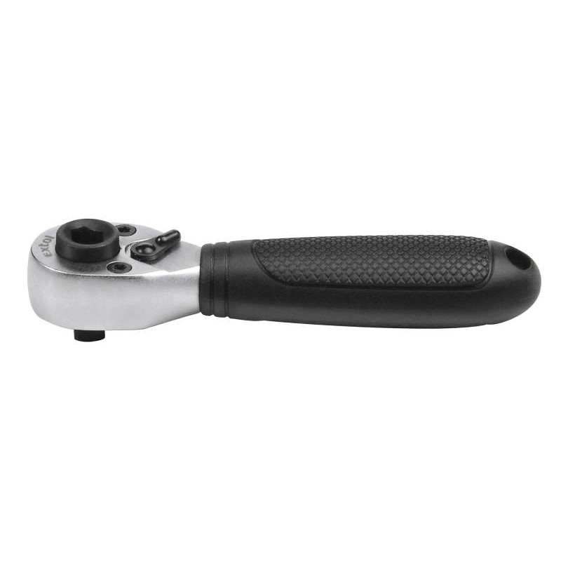 Ráčna kombinovaná krátká, 1/4", délka 107mm, 72 zubů, Extol Premium 8816405