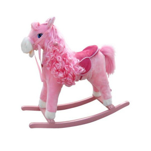 Houpací koník s melodií Milly Mally Princess pink