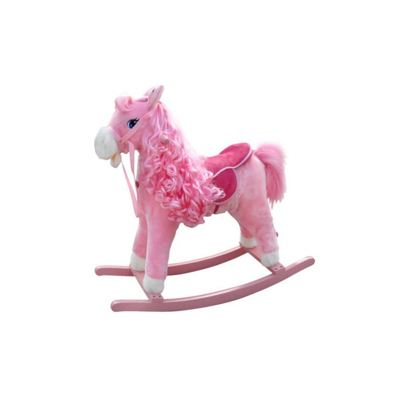 Hojdací koník s melódiou Milly Mally Princess pink