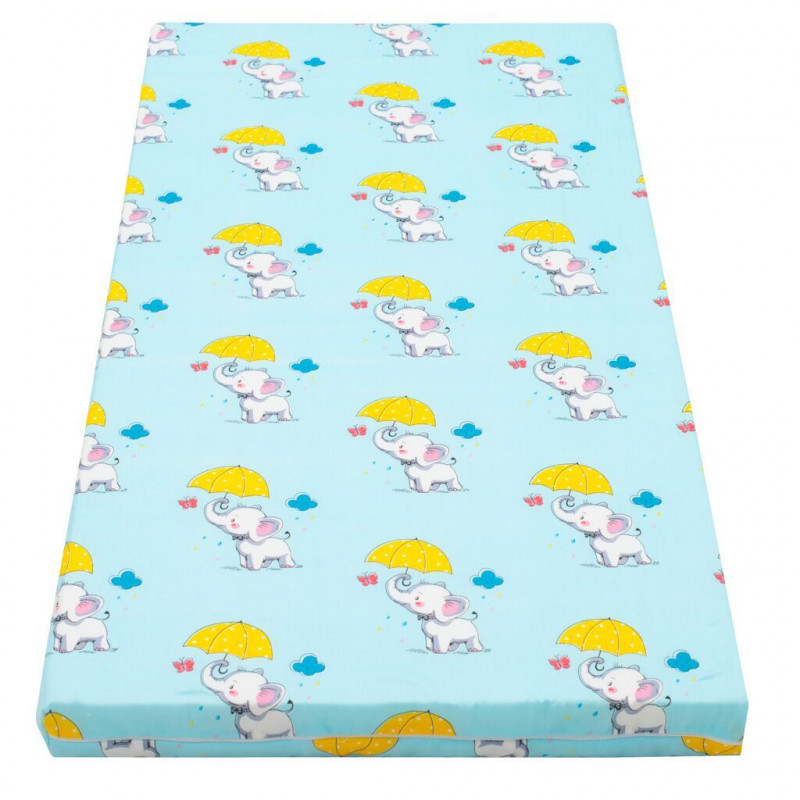 Detský matrac New Baby 120x60 molitan-kokos modrý rôzne obrázky
