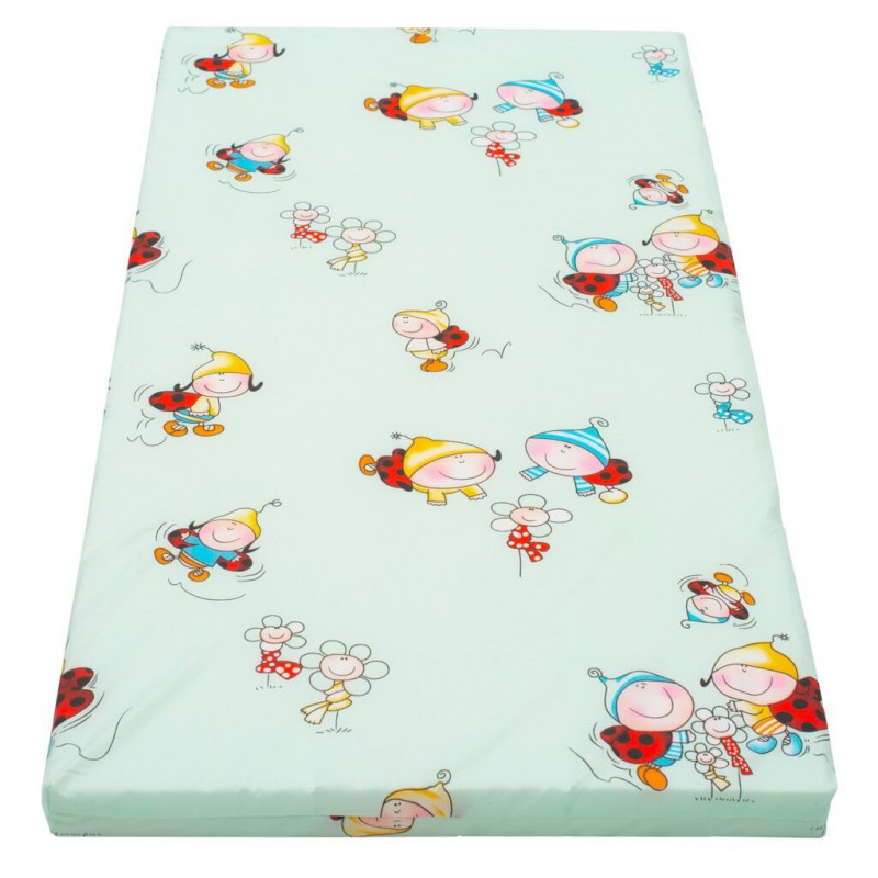 Detský penový matrac New Baby 120x60 zelený - rôzne obrázky