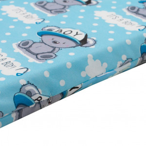 Dětská pěnová matrace New Baby 120x60 modrá - různé obrázky