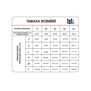 Kojící podprsenka TUFI 90C černá