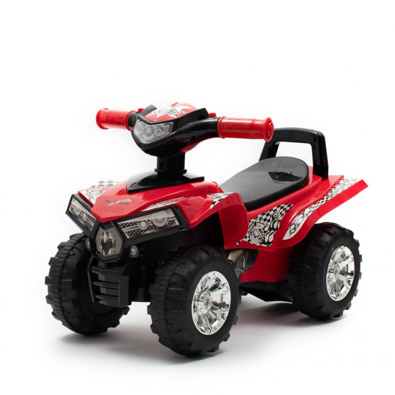 Detské odrážadlo so zvukom Štvorkolka Baby Mix red