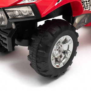 Detské odrážadlo so zvukom Štvorkolka Baby Mix red