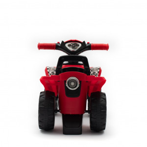 Detské odrážadlo so zvukom Štvorkolka Baby Mix red