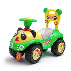 Odrážadlo Panda Baby Mix green