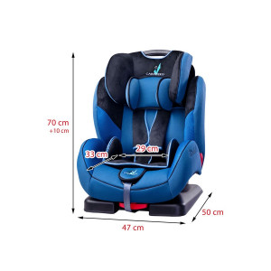 Autosedačka CARETERO Diablo XL graphite 2016