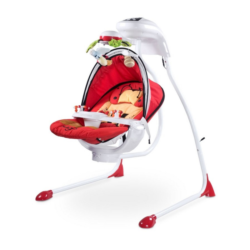 Detská hojdačka CARETERO Bugies red