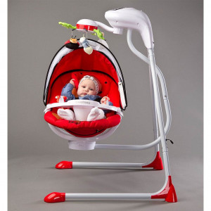 Detská hojdačka CARETERO Bugies red
