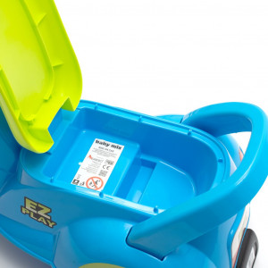Detské odrážadlo motorka so zvukom Baby Mix Scooter modré
