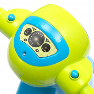 Detské odrážadlo motorka so zvukom Baby Mix Scooter modré