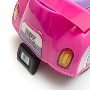 Detské odrážadlo motorka so zvukom Baby Mix Scooter ružové