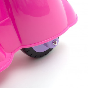 Detské odrážadlo motorka so zvukom Baby Mix Scooter ružové