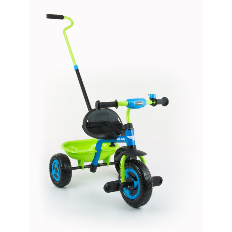 Detská trojkolka Milly Mally Boby TURBO blue-green