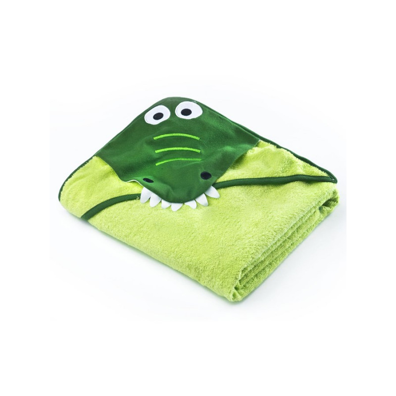 Detská osuška Sensillo Water Friends 100x100cm green crocodile